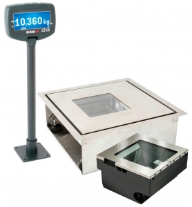 Weighing scanner Saturn 2 MGL 3550 2D , scanner scale for mounting in the countertop