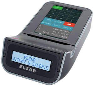 Mobilna kasa fiskalna ELZAB K10 online Bluetooth/ WiFi, Bluetooth/ GPRS, popielaty jasnopopielaty