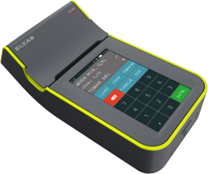 Mobilna kasa fiskalna ELZAB K10 online Bluetooth/ WiFi, Bluetooth/ GPRS, popielato-zielona