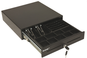 Medium RJ cash drawer ELZ-350 PRO, graphite 