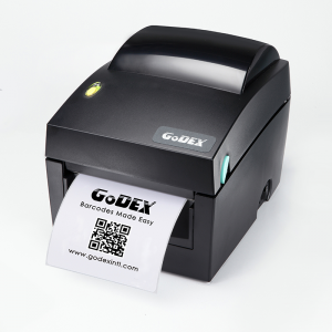 Biurkowa drukarka etykiet Godex DT4x, drukarka termiczna, rozdzielczość 23dpi, maksymalna szerokość drukowania 18mm