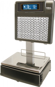 DIBAL M-525SS, lebelling electronic scale